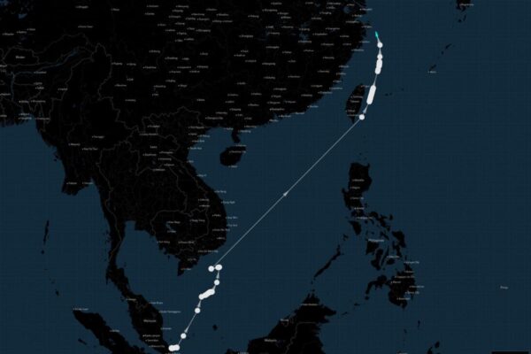 Dark Fleet Oil Tanker Caught in Recent Collision Heads to China