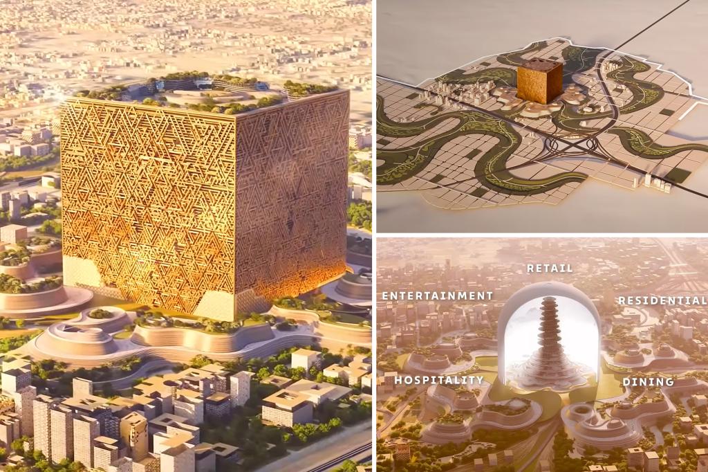 Construction begins on "world's largest building" in Saudi Arabia