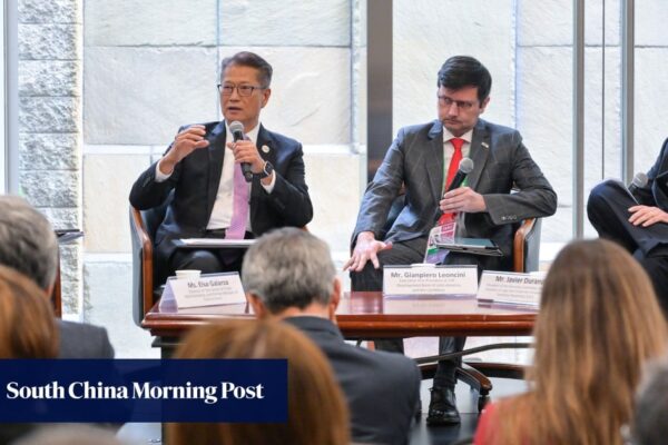 Hong Kong’s Paul Chan touts use of retail bonds to fund public works in Apec speech