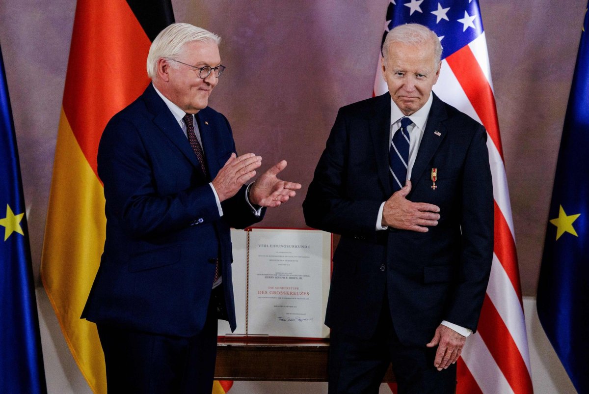 President Joe Biden meets with German leaders, urges sustained resolve for Ukraine support