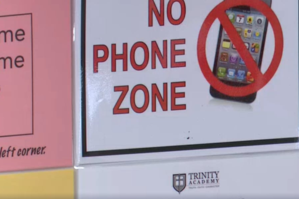 Trinity Academy students report changes with school cell phone ban Trinity Academy students report changes with school cell phone ban