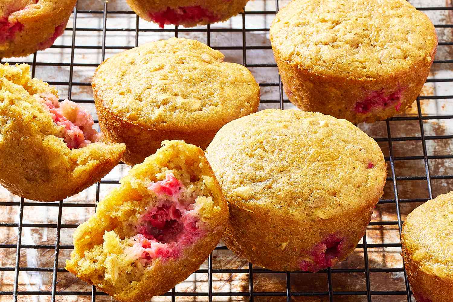 Raspberry-Oatmeal Muffins