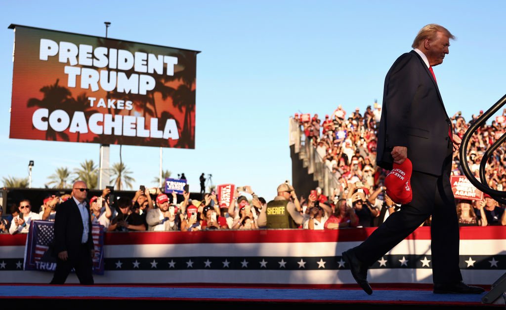 Donald Trump Coachella Rally, Man With Guns Arrested: Latest