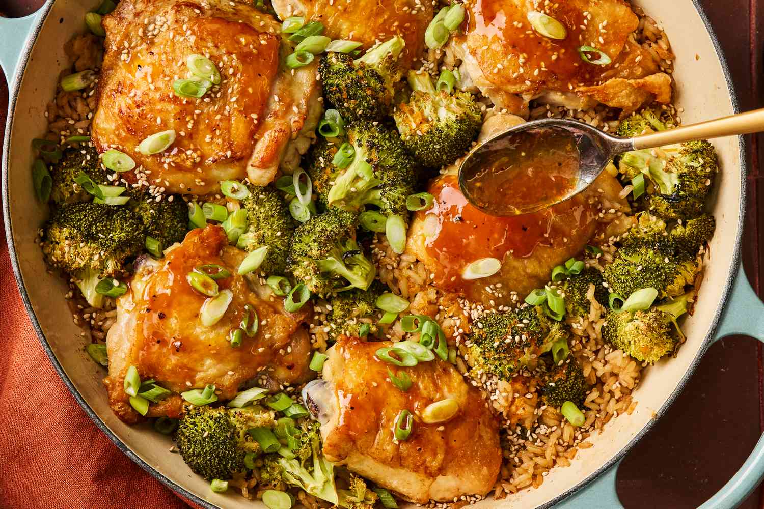 Orange Chicken & Broccoli Skillet