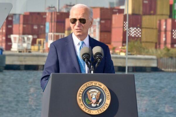 President Joe Biden in Baltimore