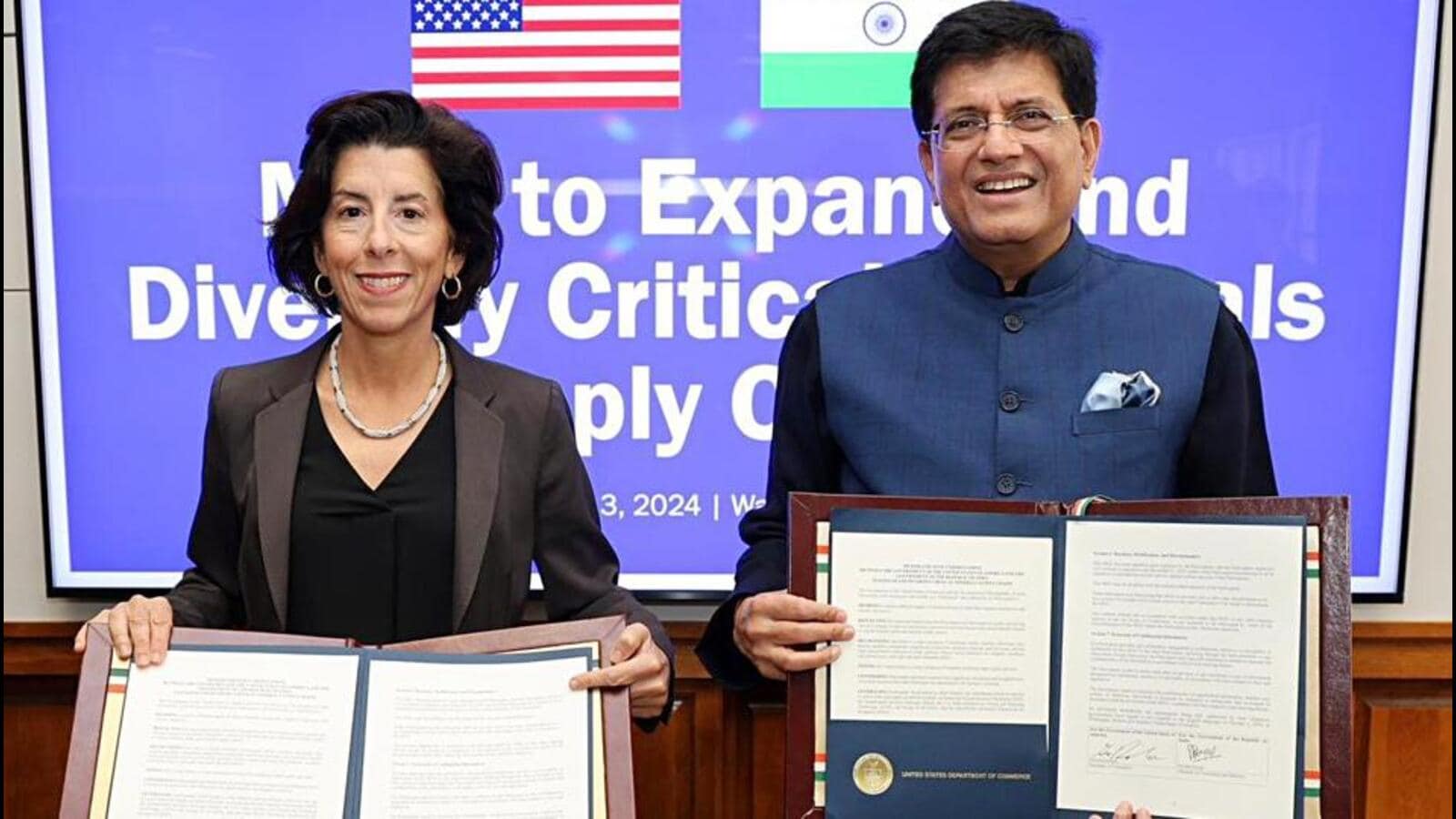 India, US sign MoU on critical minerals cooperation to reduce dependence on China | Latest News India