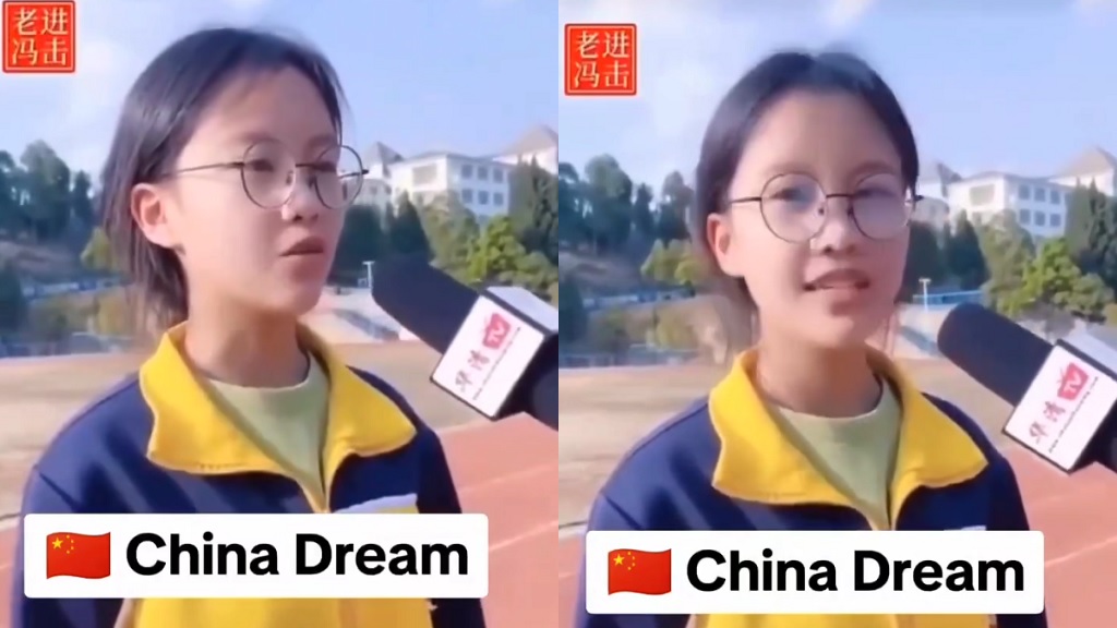 Chinese student comparing 'American Dream' and 'China Dream' sparks debate