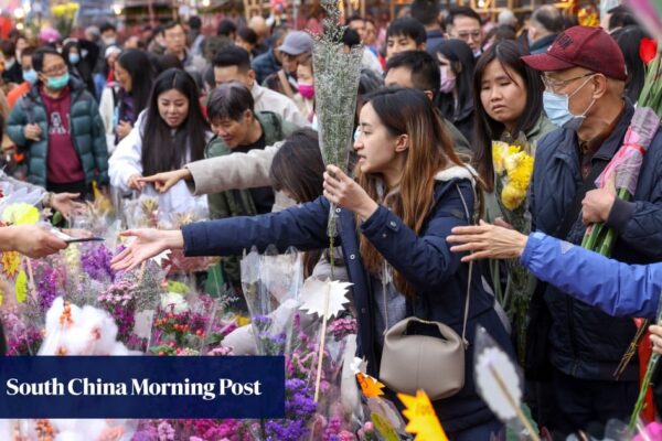 Vendors at Hong Kong’s Lunar New Year fair predict drop in business amid retail woes