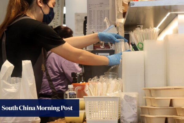 Hong Kong firms to face warnings, fines for flouting plastics ban after grace period