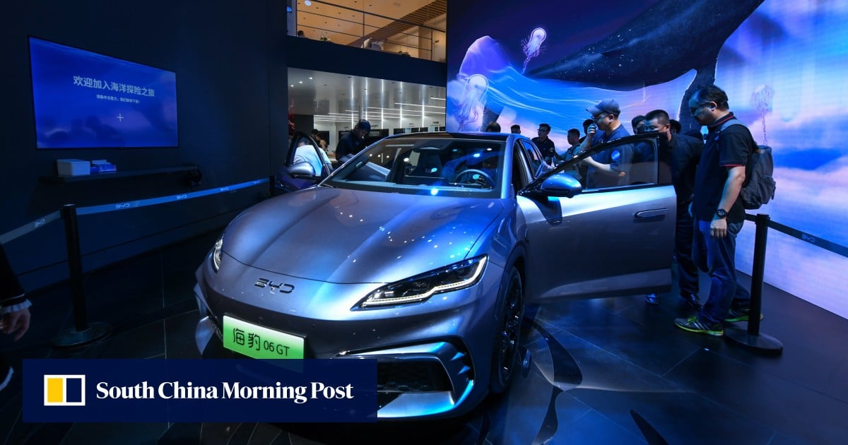 China’s EV subsidy boosts ‘golden week’ sales amid rush before incentives’ expiry