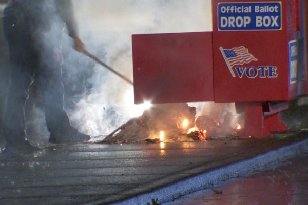 Video shows ballots burning in Pacific Northwest states