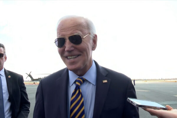 Joe Biden speaks to reporters before flying to Pittsburgh, PA (Oct. 26, 2024)