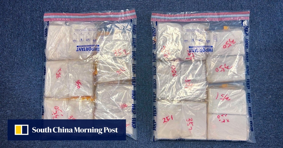 Hong Kong police arrest 3 for allegedly trafficking 7kg of heroin worth HK$4.3 million