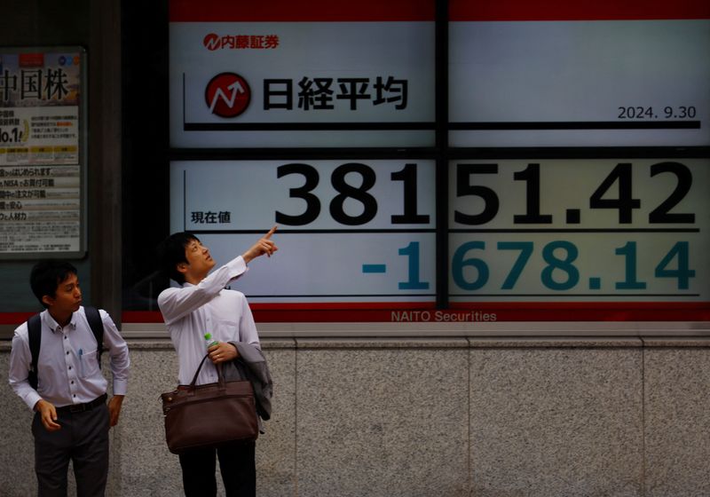 Asia stocks slide, oil extends gains on Middle East risks