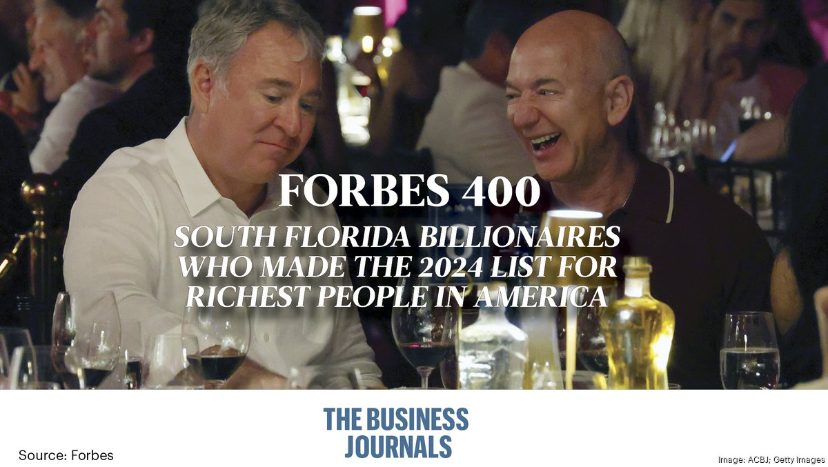 Forbes 400: 40 South Florida billionaires land on list of richest people in America (Slideshow)