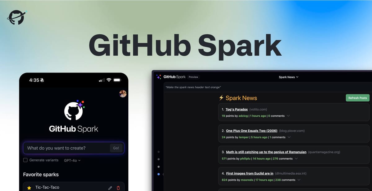 GitHub Spark Uses AI to Let Anyone Create Apps Using Natural Language