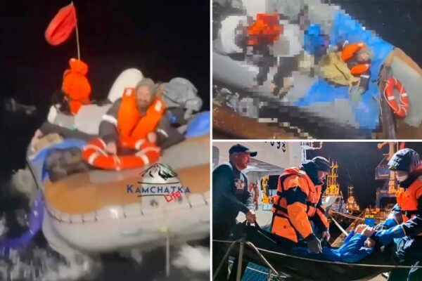 Russian whale watcher rescued after 67 days at sea on inflatable boat