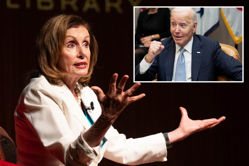 Pelosi admits having no contact with Biden since forcing him out of 2024 race