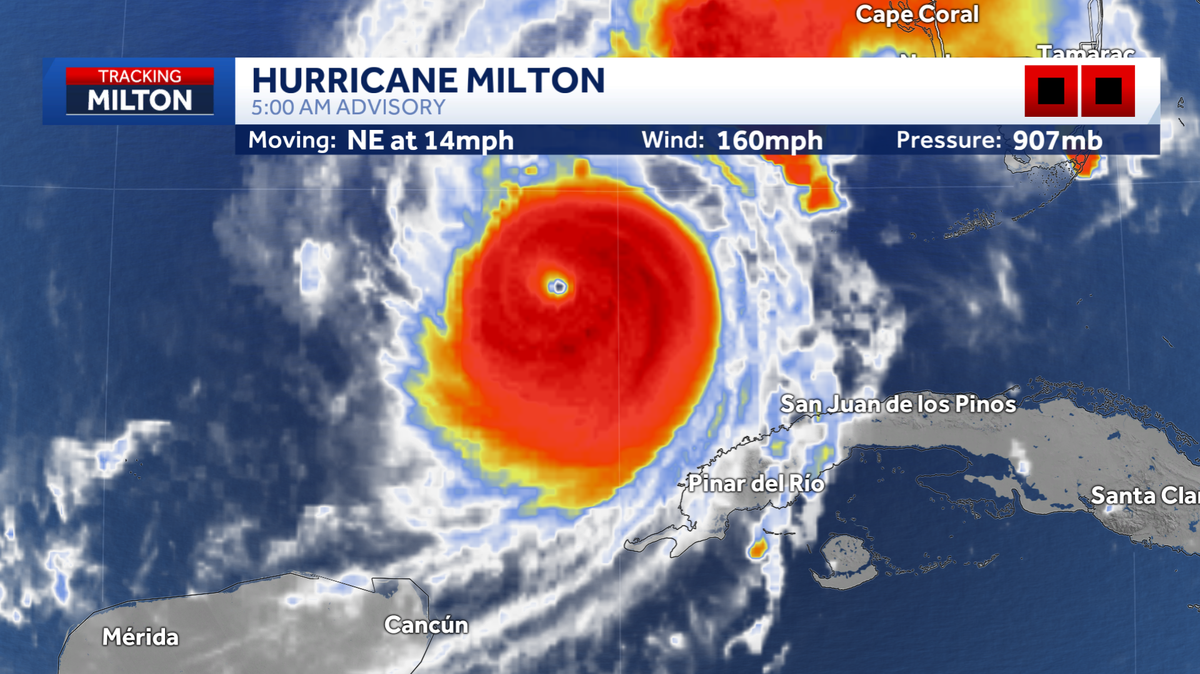 Hurricane Milton maintains strength, landfall within 24 hours