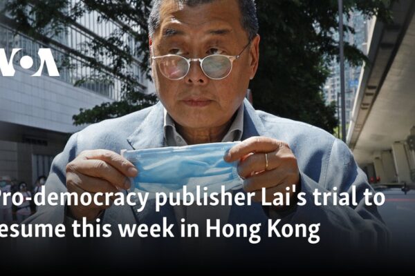 Pro-democracy publisher Lai's trial to resume this week in Hong Kong