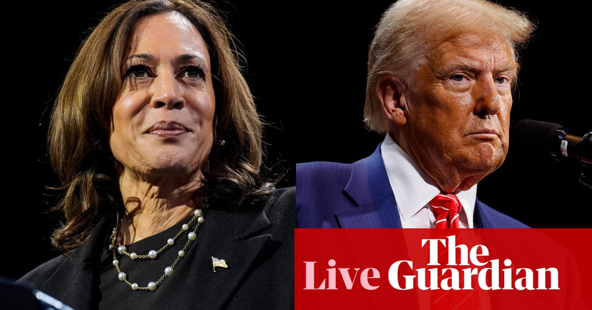 US election 2024 live: polls are about to begin closing as contentious Trump-Harris race nears end | US elections 2024