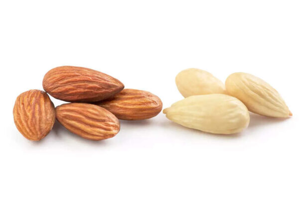 Peeled almonds vs Almonds with skin: Which is better for your hair health? |