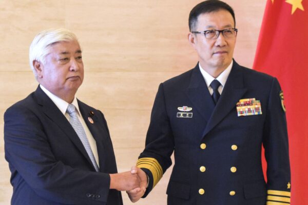 Japan, China defense chiefs meet amid airspace, maritime tensions