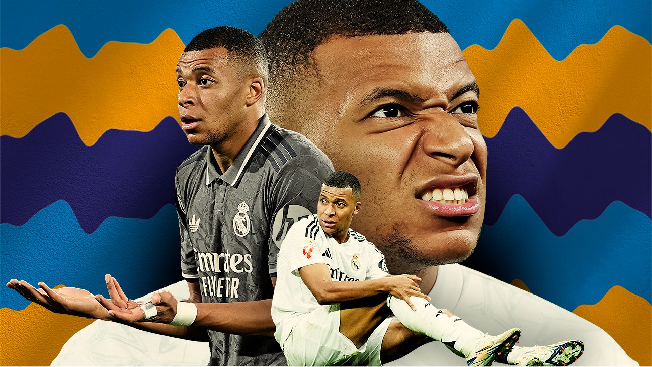 The numbers behind Kylian Mbappé's malaise at Real Madrid