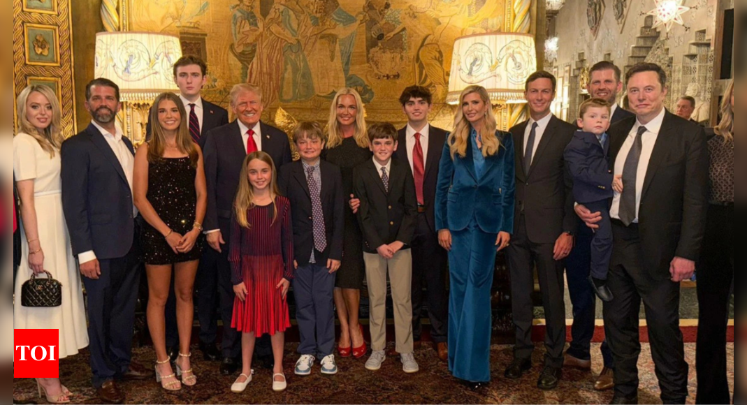 'Barron is very smart': Elon Musk's mother says he and Trump's son were talking all night