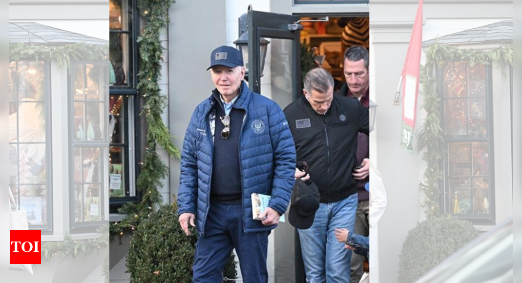 US President Joe Biden seen holding 'anti-Israel' book during Black Friday family shopping