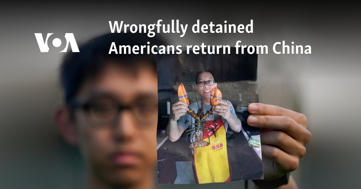 Wrongfully detained Americans return from China