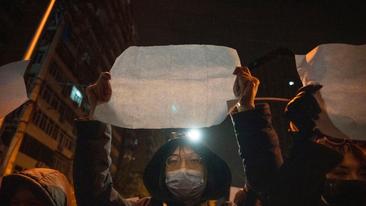 Chinese dissidents mark two years since White Paper Movement