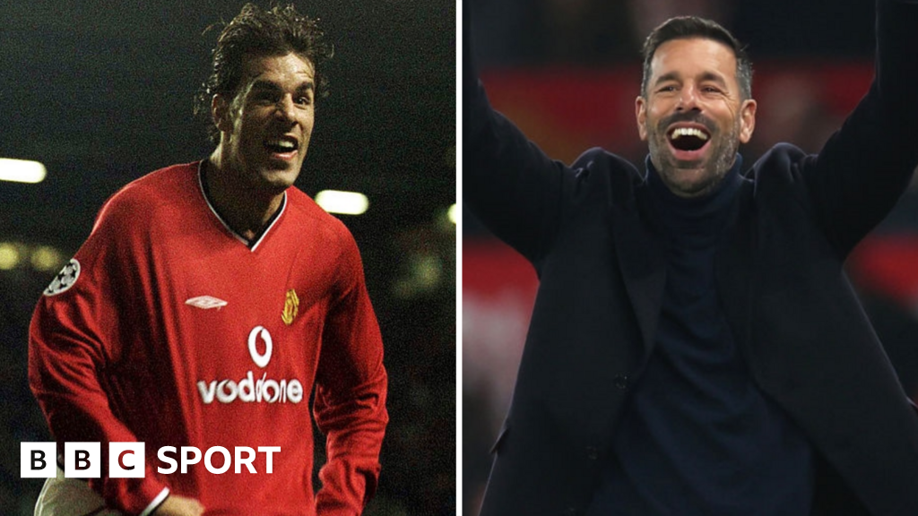 Ruud van Nistelrooy as a player and a manager for Manchester United