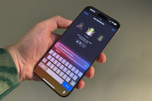 Genmoji on iPhone 16 Pro Max iOS 18.2 public beta