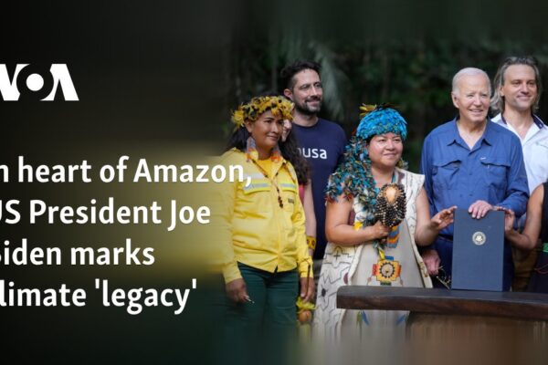 In heart of Amazon, US President Joe Biden marks climate 'legacy'