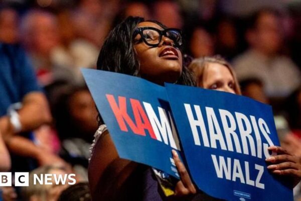 Harris hopes hinge on female vote