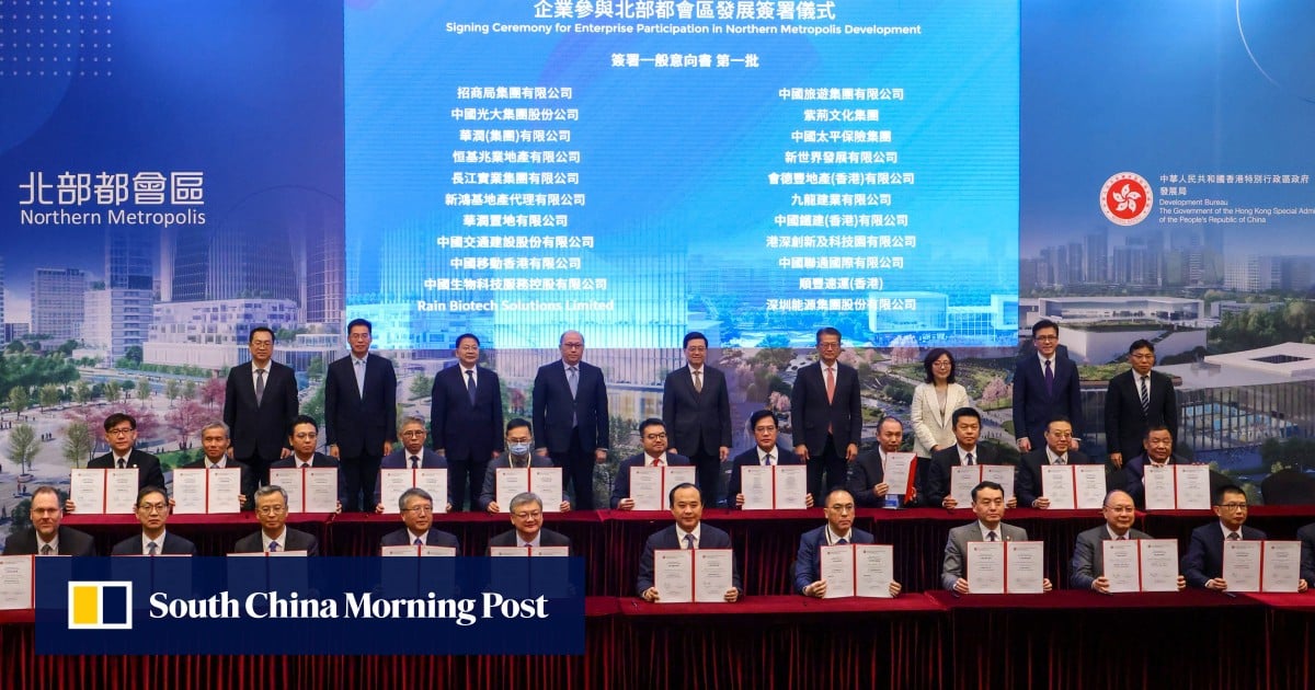 85 business heavyweights pledge to support Hong Kong’s Northern Metropolis