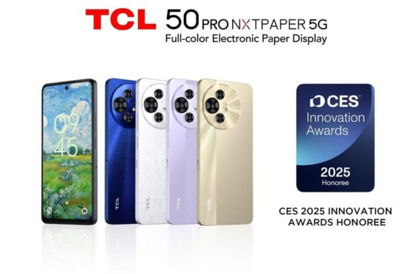 TCL 50 PRO NXTPAPER 5G Smartphone Named CES 2025 Innovation Award Honoree | Awards