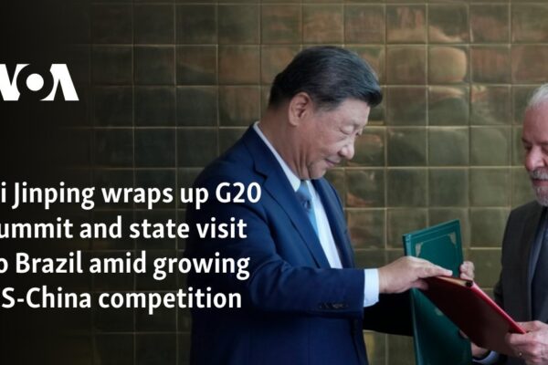 Xi Jinping wraps up G20 summit, state visit to Brazil amid growing US-China competition