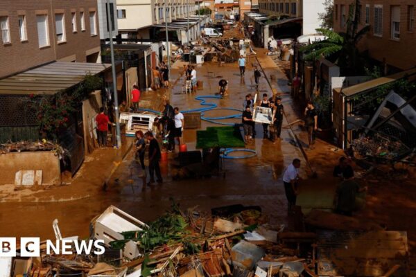 Before and after images show devastating impact