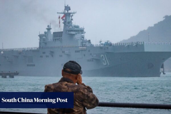 2 Hong Kong men arrested for allegedly flying drones near visiting PLA warship