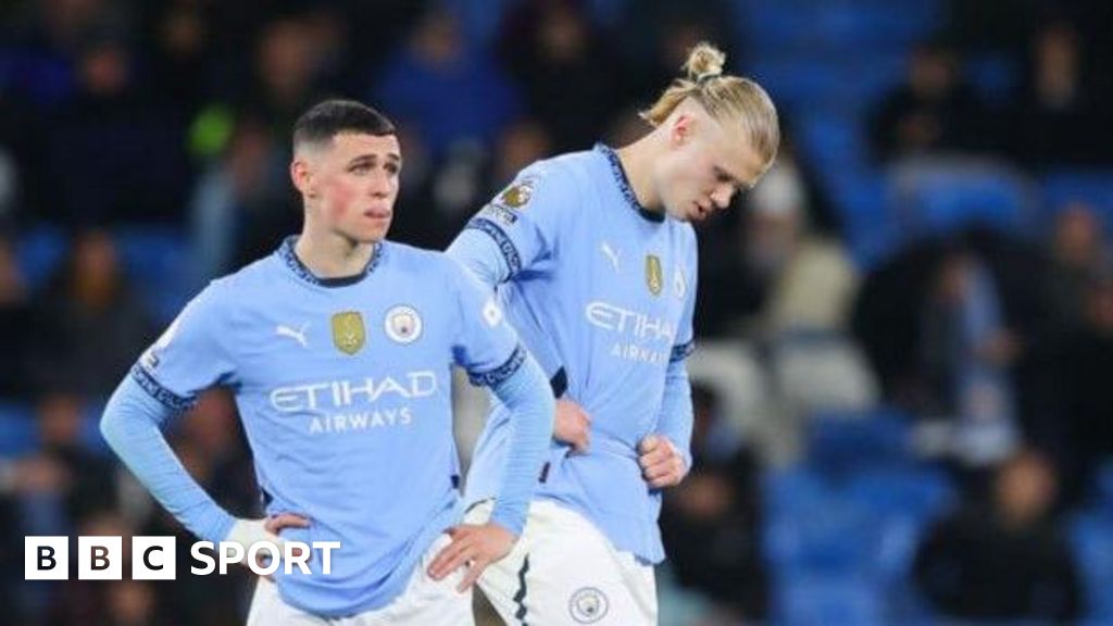 Manchester City pair Phil Foden (left) and Erling Haaland