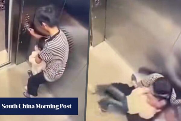 Shock as China boy grabs girl in lift, drags her away, is arrested, then freed