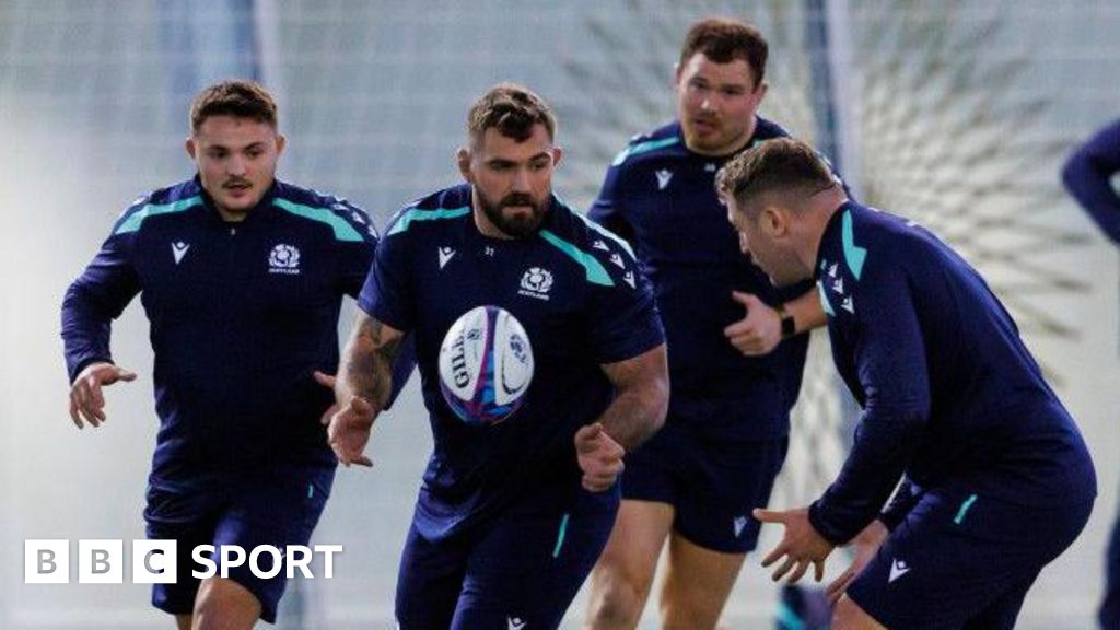 Scotland squad training