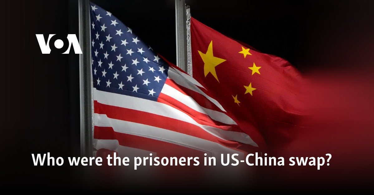 Who were the prisoners in US-China swap?