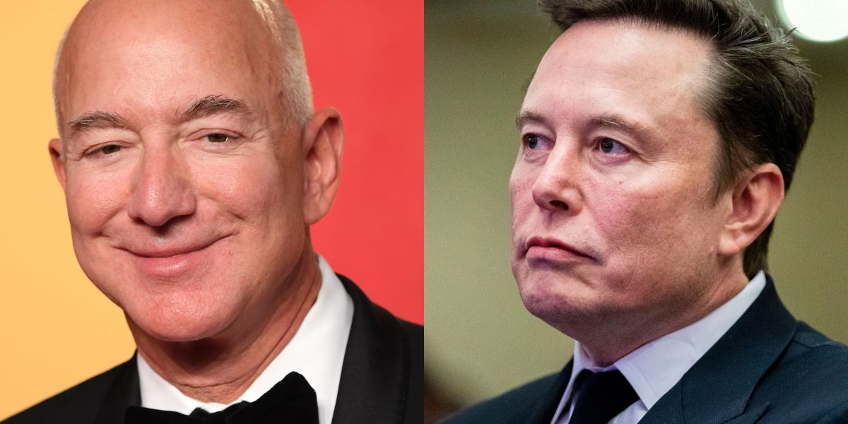 Elon Musk claims Jeff Bezos told people to sell Tesla stock