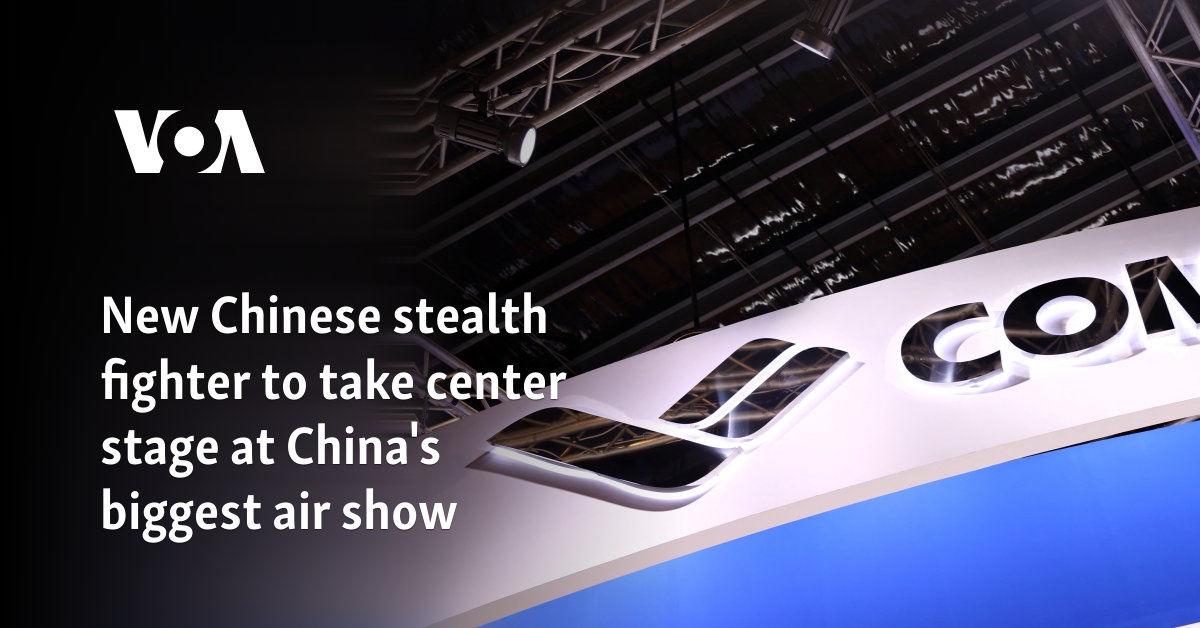 New Chinese stealth fighter to take center stage at China's biggest air show