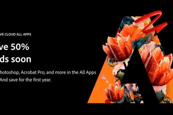 Get 50% off on All Apps from Adobe for a full year!