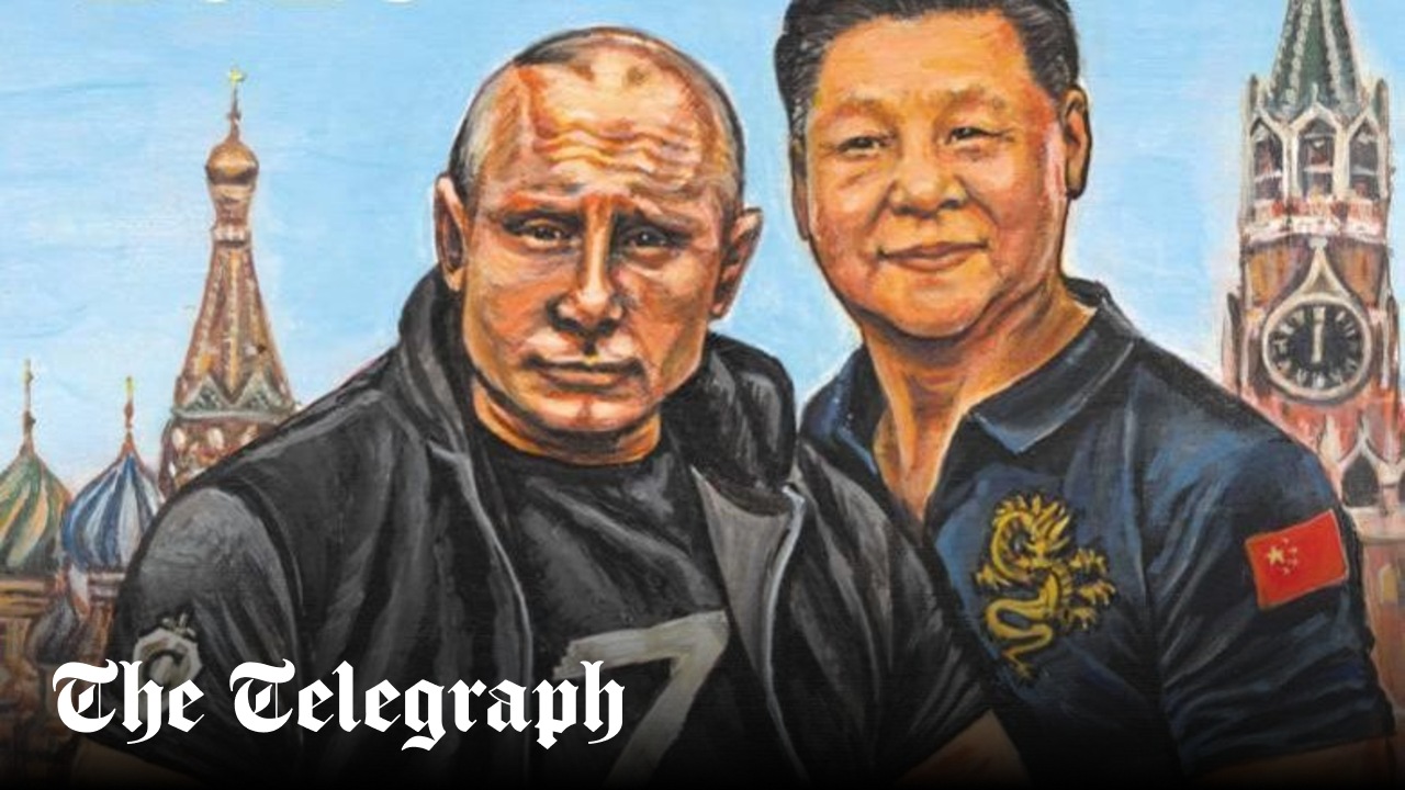 China's Xi Jinping poses as hunky Putin's sidekick in FSB calendar