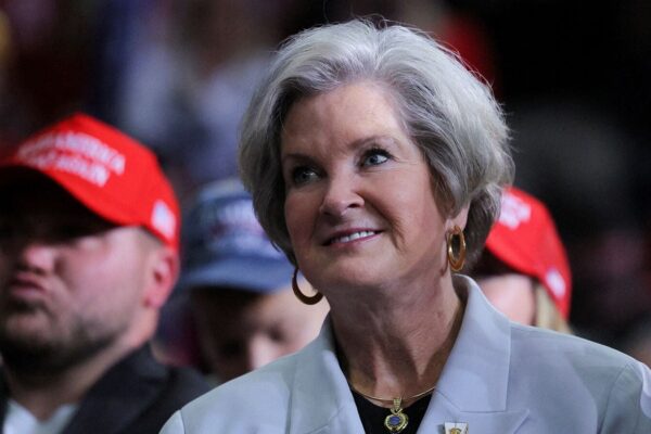 Susie Wiles, senior advisor of Republican presidential nominee and former U.S. President Donald Trump attend a campaign rally of Republican presidential nominee and former U.S. President Donald Trump at PPG Paints Arena in Pittsburgh, Pennsylvania, U.S., November 4, 2024. REUTERS/Brian Snyder